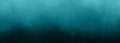 Blue green background dark turquoise gradient hazy painted texture with black bottom and teal top in abstract header banner