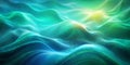 Blue Green Blur Gradient with Grainy Noise Texture Royalty Free Stock Photo