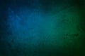 Blue green concrete wall Royalty Free Stock Photo