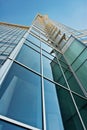 Blue and Green Glass Office Tower Royalty Free Stock Photo