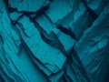 Blue green gray teal aqua turquoise rough mountain surface, vector, Close-up, Toned stone rock mineral granite texture background