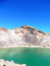 New zealand tongariro crossing national park emerald lakes volcano Royalty Free Stock Photo