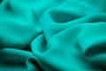 Blue, green, marine silk tender colored textile, elegance rippled material Royalty Free Stock Photo
