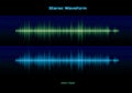 Stereo waveform