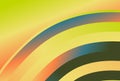 Blue Green And Orange Gradient Quarter Concentric Circles Background Beautiful elegant Illustration Royalty Free Stock Photo