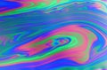 Blue, green and orange trippy psychedelic abstract background Royalty Free Stock Photo