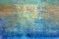 Blue Green Paint Textures 1 Royalty Free Stock Photo