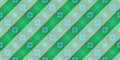 Blue Green Seamless Modern Maya Pattern Background