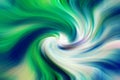 Blue and Green Soft abstract twirl background with fresh natural colors Royalty Free Stock Photo