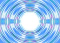 Spinning blue and green circles background