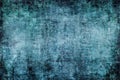 Dark Abstract Painting Blue Green Grunge Rusty Distorted Decay Old Texture for Autumn Background Wallpaper Royalty Free Stock Photo