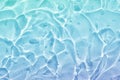 blue green water wave abstract, natural ripple and bubble texture, gel soap, background photography Royalty Free Stock Photo