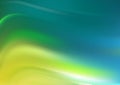 Blue Green and Yellow Blurred Wave Background Vector Eps Royalty Free Stock Photo