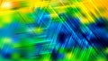 Blue Green and Yellow Geometric Random Irregular Lines Background Vector Image Royalty Free Stock Photo