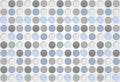 Blue and grey circles vector pattern design Royalty Free Stock Photo