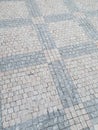 blue and grey cobbles texture background
