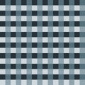 Blue grey tablecloth Vector. Traditional tablecloth pattern Vector. Blue grey color square pattern Royalty Free Stock Photo