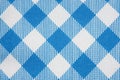 Blue Grid Fabric Texture