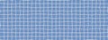 Blue grid pattern wallpaper. Paper notebook lines create squares, blocks with wavy checker texture. Vector seamless Royalty Free Stock Photo