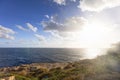 Blue Grotto area in Malta, Europe Royalty Free Stock Photo