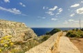 Blue Grotto area in Malta, Europe Royalty Free Stock Photo