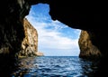 The Blue Grotto area Royalty Free Stock Photo