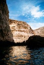 The Blue Grotto area Royalty Free Stock Photo