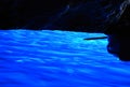 Blue Grotto in Capri Island, Naples, Italy Royalty Free Stock Photo