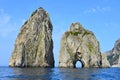 Blue Grotto in Capri island, Italy Royalty Free Stock Photo