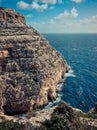 Blue Grotto in Malta Royalty Free Stock Photo
