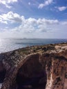 Blue Grotto in Malta Royalty Free Stock Photo