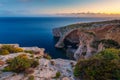 Blue Grotto Malta at Sunset