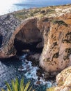 Blue Grotto in Malta Royalty Free Stock Photo
