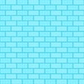 Blue grunge brick wall texture abstract background pattern seamless vector illustration. Royalty Free Stock Photo