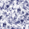 Blue grunge messy textures seamless vector pattern background for fabric, scrapbooking projects or backgrounds. Royalty Free Stock Photo