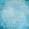 Blue grunge paper texture with little drops of white paint. Vector background.