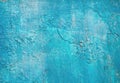 Blue grunge surface, background. old cracked texture Royalty Free Stock Photo