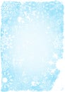 Blue grungy christmas card Royalty Free Stock Photo