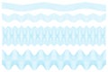 Blue guilloche lines or spirograph background vector illustration