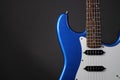 Blue Guitar Royalty Free Stock Photo