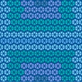 The Blue of H Letter Pattern Wallpaper