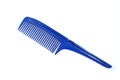 Blue hair comb Royalty Free Stock Photo