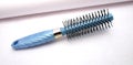 Blue hair comb Royalty Free Stock Photo