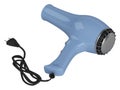 Blue hair dryer