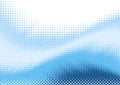 Blue halftone background Royalty Free Stock Photo