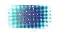 Blue Halftone Dots Abstract Gradient Background Vector, vector design Generative AI Royalty Free Stock Photo