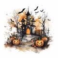 Blue halloween background spooky wallpaper 4k halloween ghost backgrounds skull trap pinterest halloween backgrounds Royalty Free Stock Photo