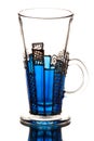 Blue Handcrafted Glass