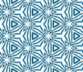 Blue handdrawn seamless pattern. Hand drawn waterc