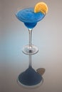 Blue Hawaiian Cocktail Royalty Free Stock Photo